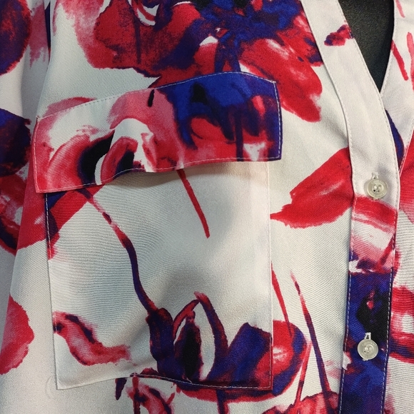 Floral Print Women's Top - Picture 6 of 8